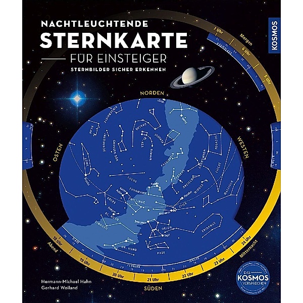 Nachtleuchtende Sternkarte für Einsteiger, Hermann-Michael Hahn, Gerhard Weiland