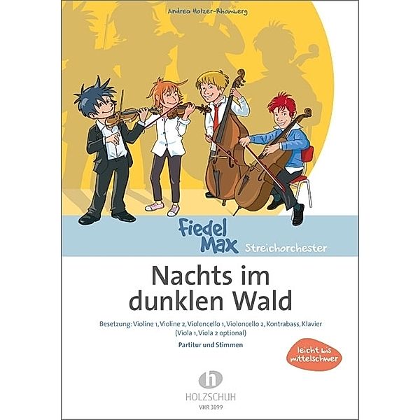 Nachts im dunklen Wald