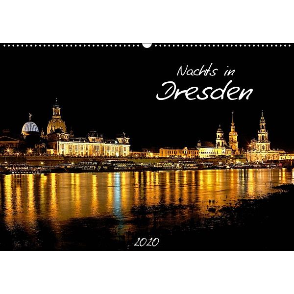 Nachts in Dresden (Wandkalender 2020 DIN A2 quer), Dirk Meutzner