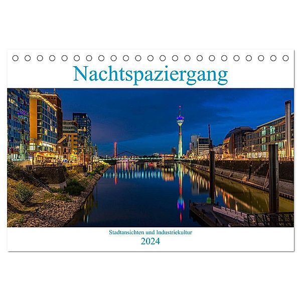 Nachtspaziergang (Tischkalender 2024 DIN A5 quer), CALVENDO Monatskalender, Thorsten Wege / twfoto