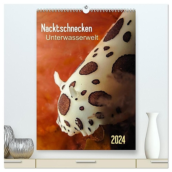 Nacktschnecken - Unterwasserwelt 2024 (hochwertiger Premium Wandkalender 2024 DIN A2 hoch), Kunstdruck in Hochglanz, Claudia Weber-Gebert