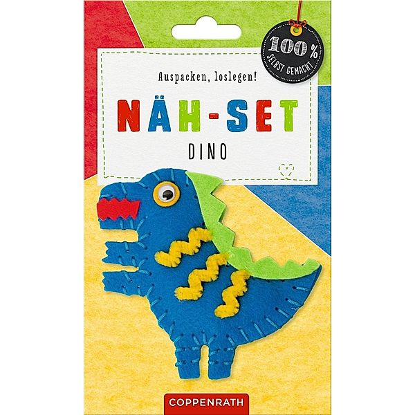 Näh-Set: Filzanhänger Dino