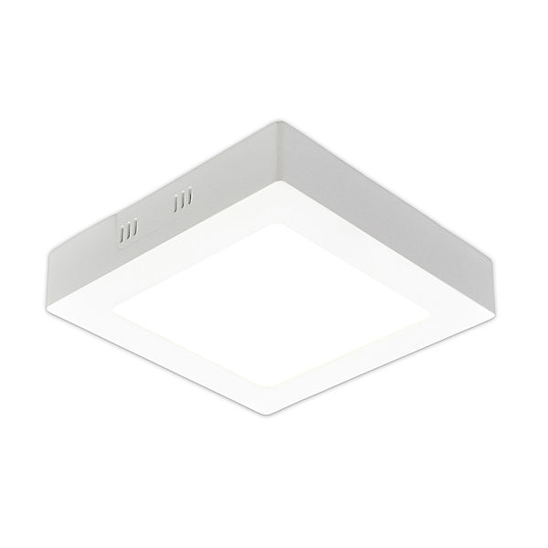 Näve Leuchten LED Aufbaupanel dimmbar Dimplex s:30cm (Farbe: weiß)
