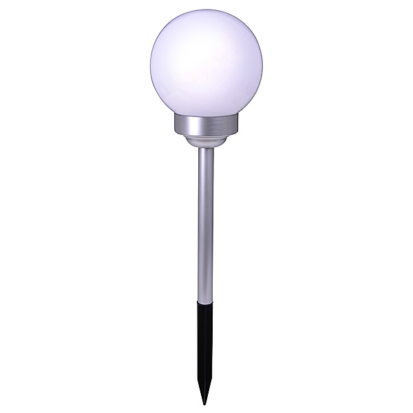 Näve Leuchten LED Außen Kugelerdspieß BALL D: 20 cm (Farbe: weiß)