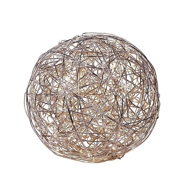 Näve Leuchten LED Außenkugel MISTEL D: 40 cm (Farbe: aluminium)