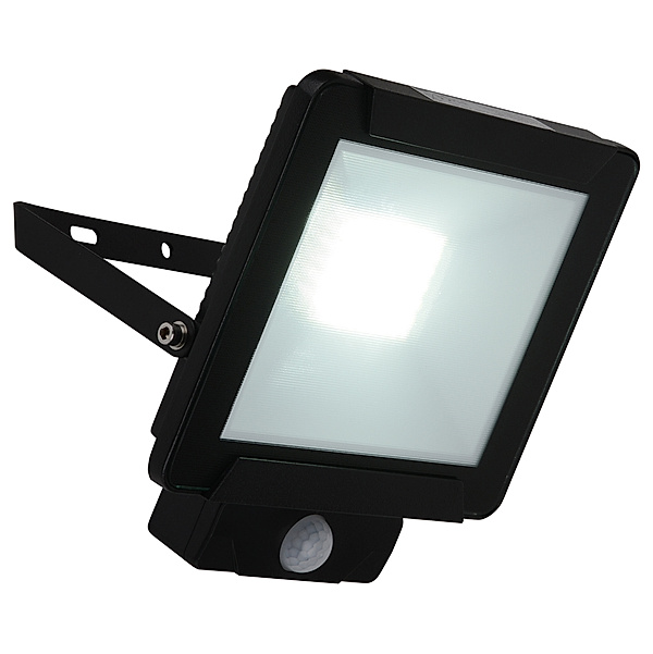 Näve Leuchten LED-Außenleuchte Radia 30W mit Sensor (Farbe: schwarz)