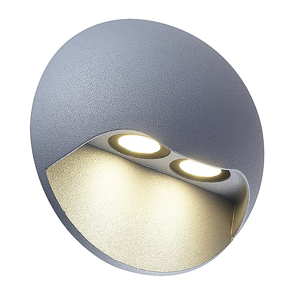 Näve Leuchten LED Außenwandleuchte VEDUS mit LED Platine (Farbe: silber)