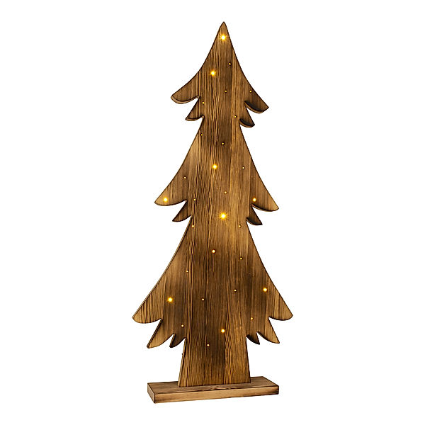 Näve Leuchten LED-Holztannenbaum h: 90cm (Farbe: natur)