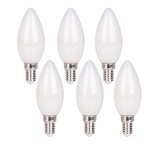 Näve Leuchten LED Leuchtmittel DAFFY mit E14 dimmbar (Farbe: weiß)