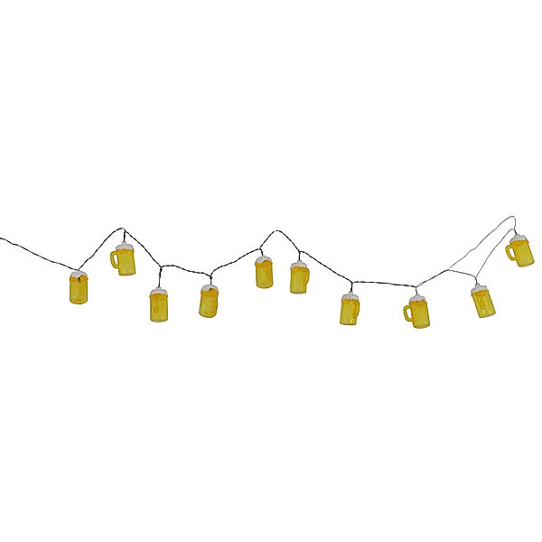 Näve Leuchten LED-Lichterkette Bierkrug (Farbe: gelb)