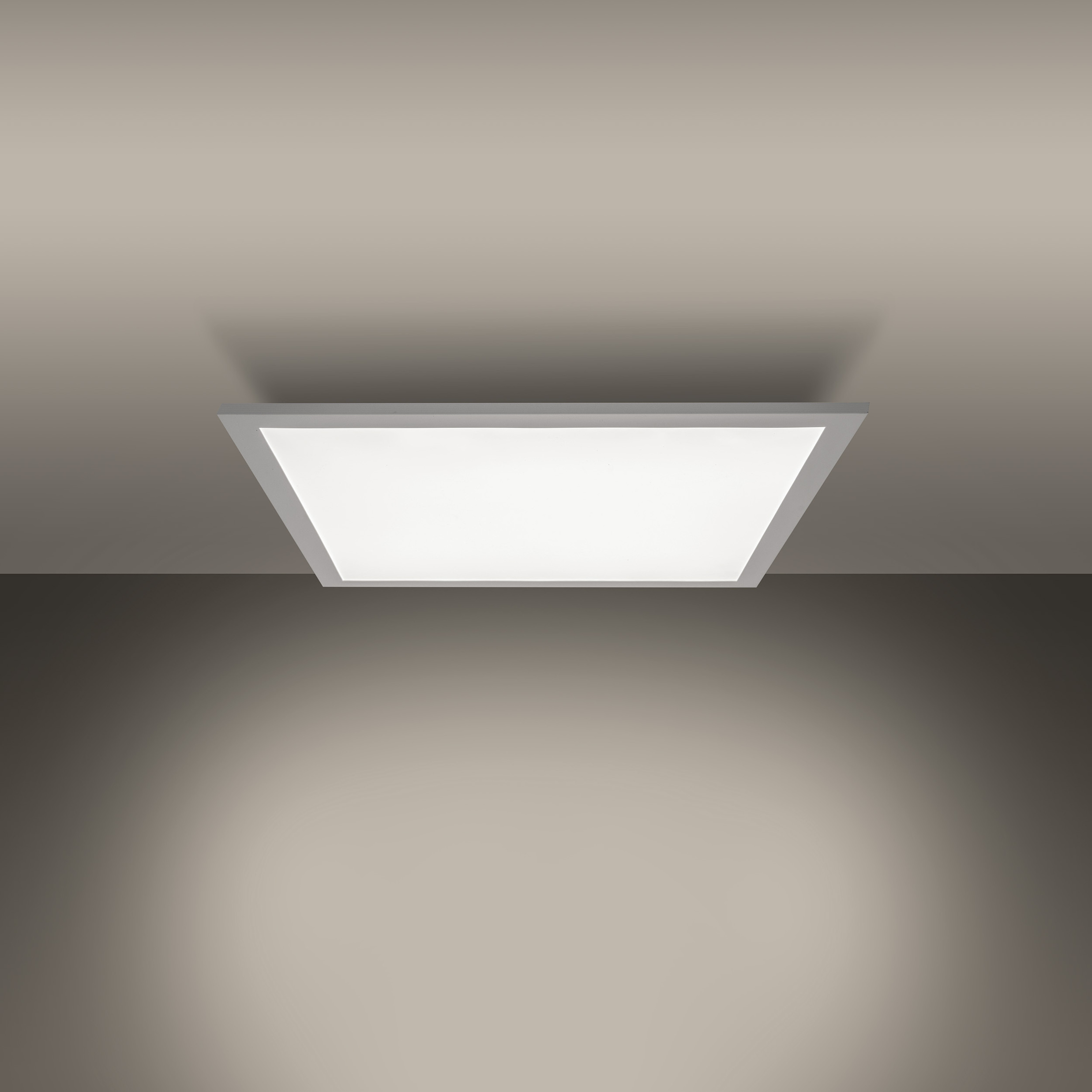 Näve Leuchten LED Panel-Deckenleuchte NICO L B: ca. 59,5 cm Farbe: weiß
