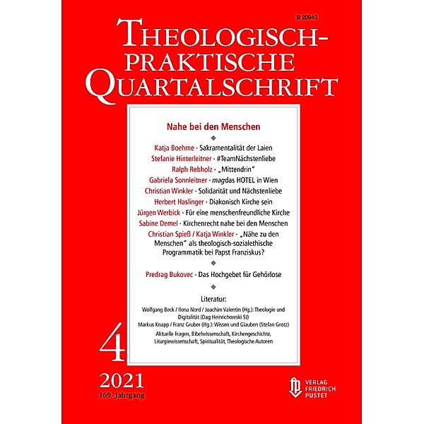 Nahe bei den Menschen / Theologisch-praktische Quartalschrift