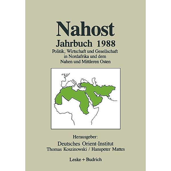 Nahost Jahrbuch 1988, Thomas Koszinowski, Hanspeter Mattes