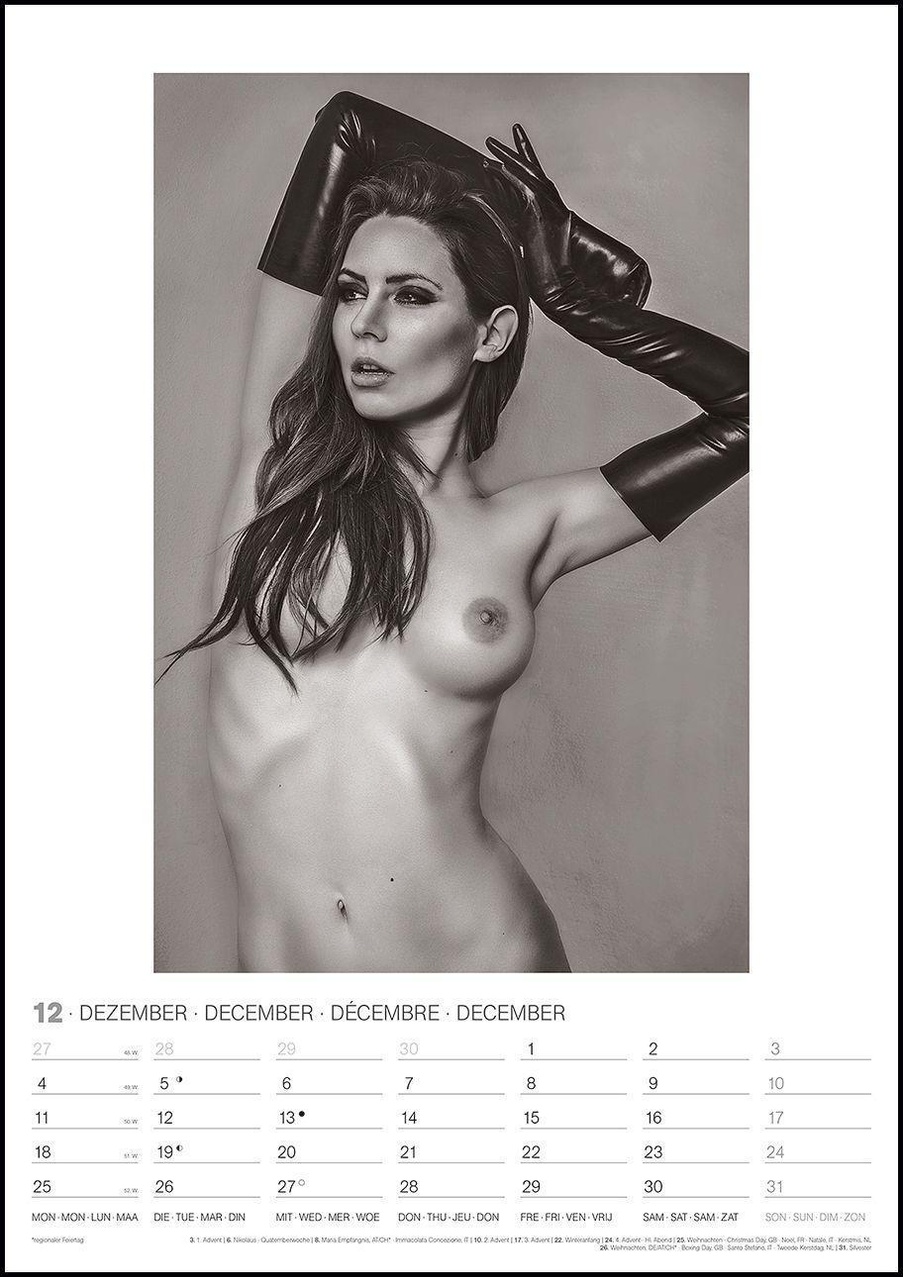 Naked 2025 - Wand-Kalender - 29,7x42 - Erotik-Kalender - Frauen - Woman