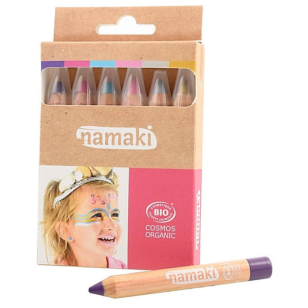 Namaki Schminkstifte-Set Zauberhafte Welt 6 Farben