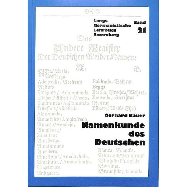 Namenkunde des Deutschen, Gerhard Bauer