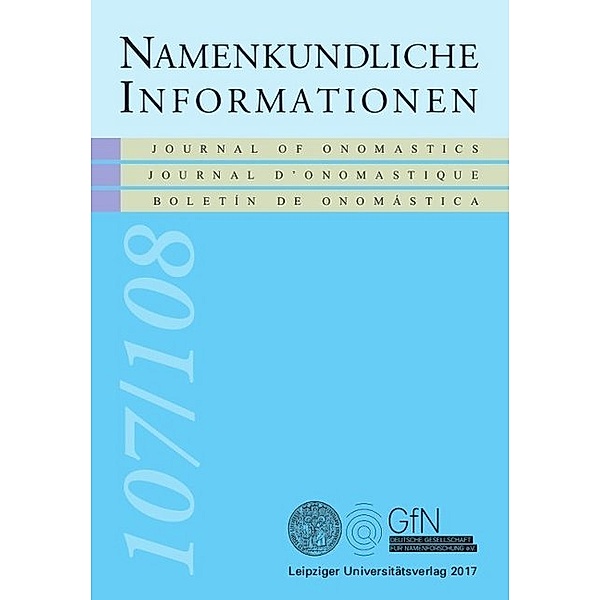 Namenkundliche Informationen / 107/108 / Namen und Übersetzung