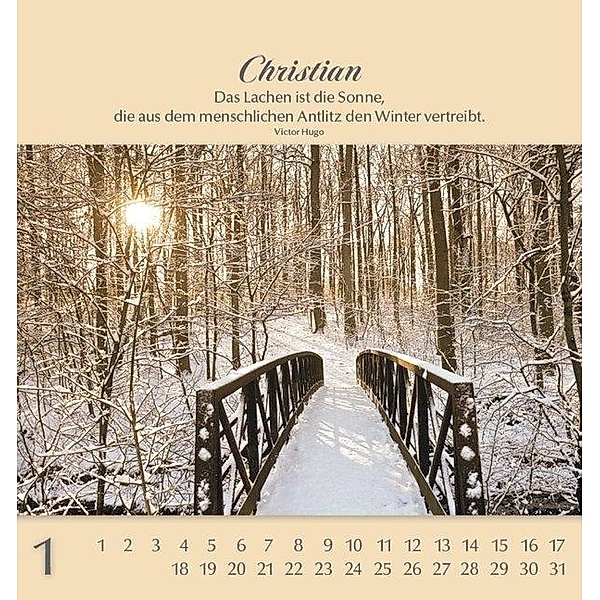 Namenskalender Christian