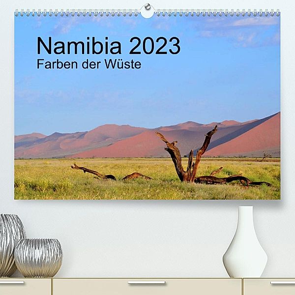 Namibia 2023 Farben der Wüste (Premium, hochwertiger DIN A2 Wandkalender 2023, Kunstdruck in Hochglanz), Iwona Schellnegger