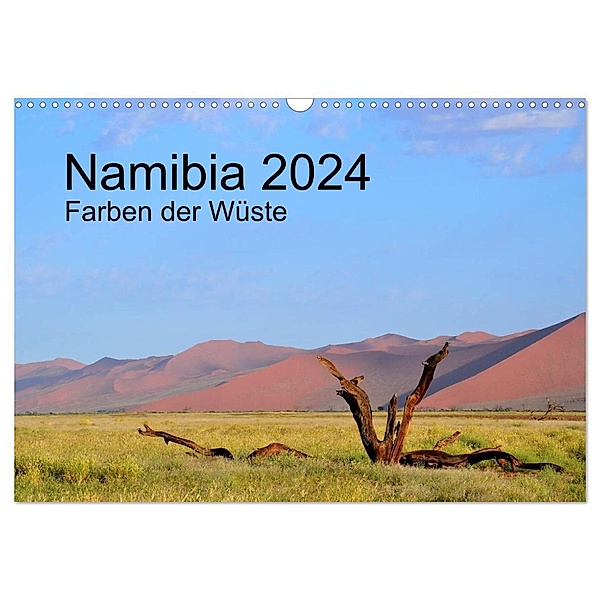 Namibia 2024 Farben der Wüste (Wandkalender 2024 DIN A3 quer), CALVENDO Monatskalender, Iwona Schellnegger