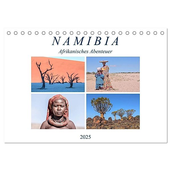 Namibia, afrikanisches Abenteuer (Tischkalender 2025 DIN A5 quer), CALVENDO Monatskalender, Calvendo, Joana Kruse