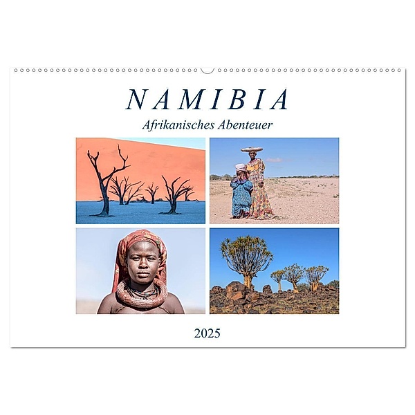 Namibia, afrikanisches Abenteuer (Wandkalender 2025 DIN A2 quer), CALVENDO Monatskalender, Calvendo, Joana Kruse