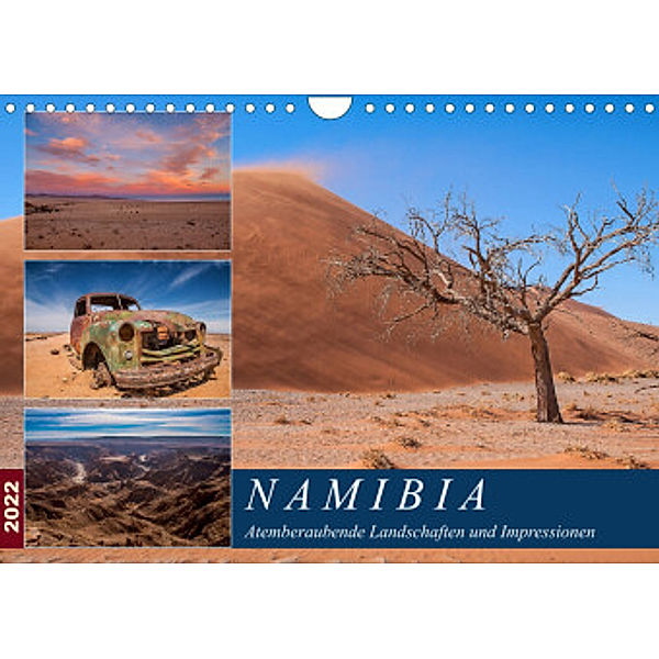 Namibia - Atemberaubende Landschaften und Impressionen (Wandkalender 2022 DIN A4 quer), Peter Härlein