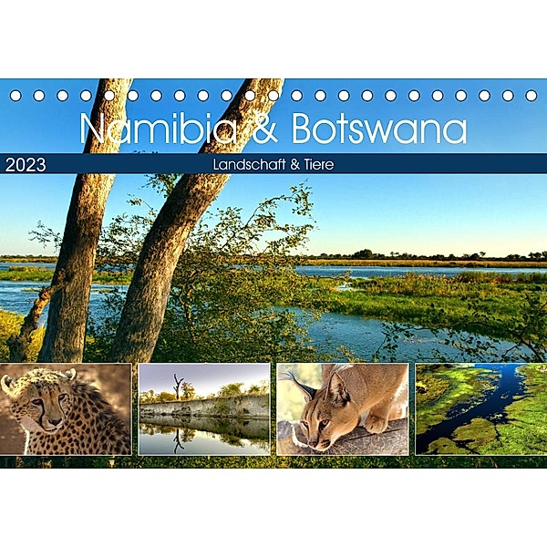 Namibia & Botswana (Tischkalender 2023 DIN A5 quer), Astrid Ziemer
