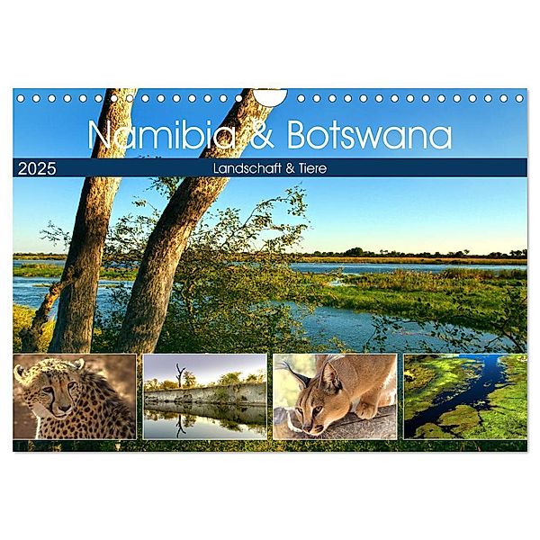Namibia & Botswana (Wandkalender 2025 DIN A4 quer), CALVENDO Monatskalender, Calvendo, Astrid Ziemer