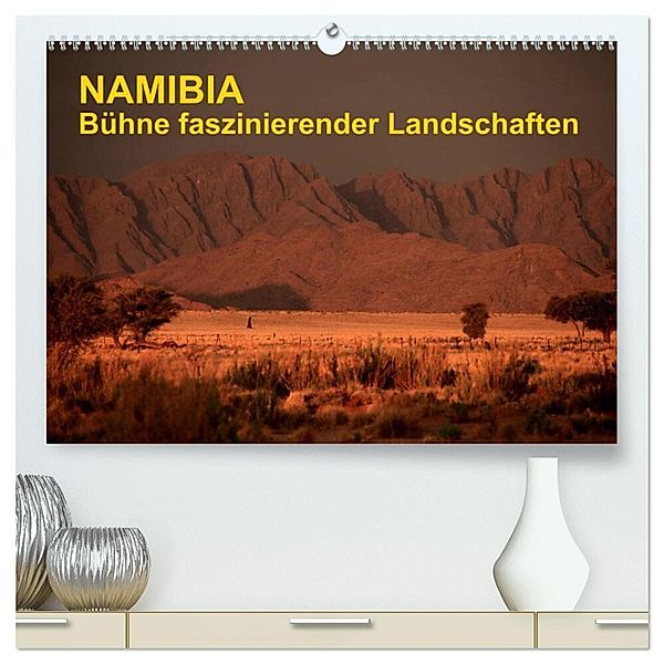 Namibia - Bühne faszinierender Landschaften (hochwertiger Premium Wandkalender 2024 DIN A2 quer), Kunstdruck in Hochglanz, Dr. Werner Altner