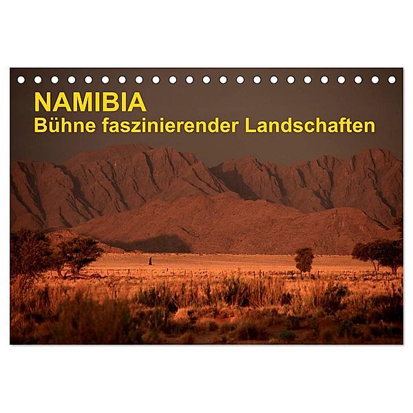 Namibia - Bühne faszinierender Landschaften (Tischkalender 2024 DIN A5 quer), CALVENDO Monatskalender, Dr. Werner Altner