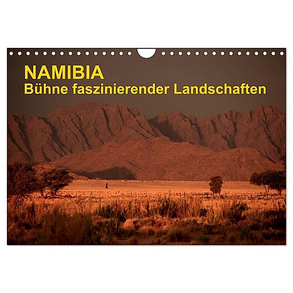 Namibia - Bühne faszinierender Landschaften (Wandkalender 2024 DIN A4 quer), CALVENDO Monatskalender, Dr. Werner Altner