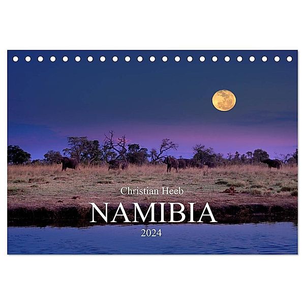 NAMIBIA Christian Heeb (Tischkalender 2024 DIN A5 quer), CALVENDO Monatskalender, Christian Heeb