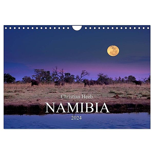 NAMIBIA Christian Heeb (Wandkalender 2024 DIN A4 quer), CALVENDO Monatskalender, Christian Heeb