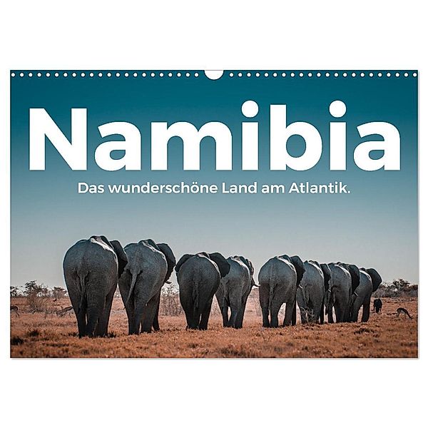 Namibia - Das wunderschöne Land am Atlantik. (Wandkalender 2024 DIN A3 quer), CALVENDO Monatskalender, M. Scott