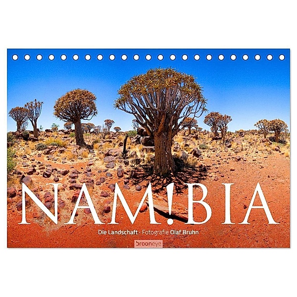 Namibia - Die Landschaft (Tischkalender 2024 DIN A5 quer), CALVENDO Monatskalender, Olaf Bruhn