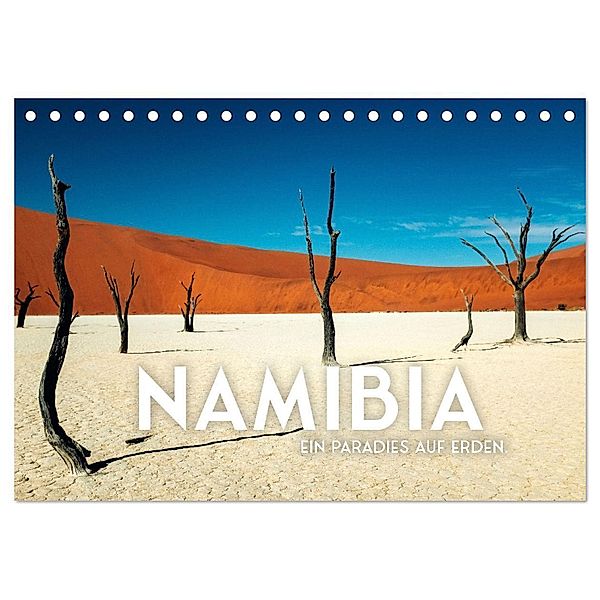 Namibia - Ein Paradies auf Erden. (Tischkalender 2025 DIN A5 quer), CALVENDO Monatskalender, Calvendo, SF