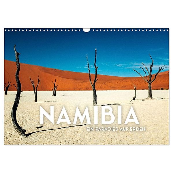 Namibia - Ein Paradies auf Erden. (Wandkalender 2024 DIN A3 quer), CALVENDO Monatskalender, SF