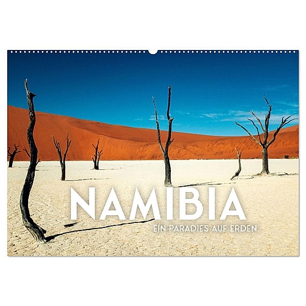 Namibia - Ein Paradies auf Erden. (Wandkalender 2024 DIN A2 quer), CALVENDO Monatskalender, SF