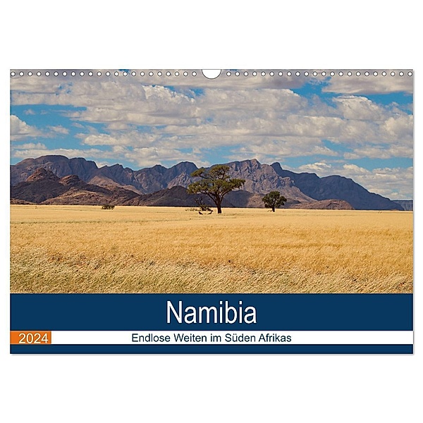 Namibia - Endlose Weiten im Süden Afrikas (Wandkalender 2024 DIN A3 quer), CALVENDO Monatskalender, been.there.recently