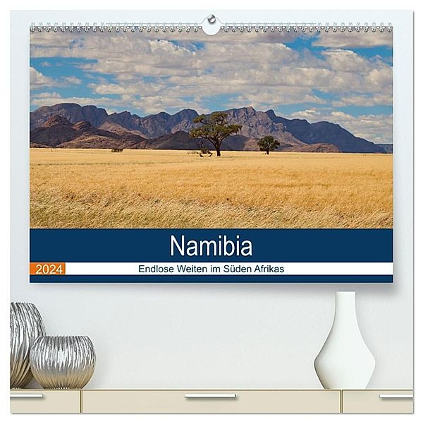 Namibia - Endlose Weiten im Süden Afrikas (hochwertiger Premium Wandkalender 2024 DIN A2 quer), Kunstdruck in Hochglanz, been.there.recently