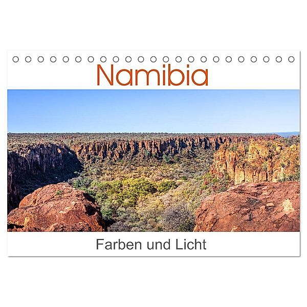 Namibia - Farben und Licht (Tischkalender 2025 DIN A5 quer), CALVENDO Monatskalender, Calvendo, Thomas Gerber
