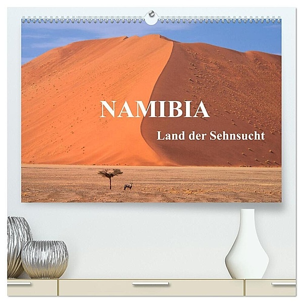 Namibia-Land der Sehnsucht (hochwertiger Premium Wandkalender 2024 DIN A2 quer), Kunstdruck in Hochglanz, Christian Heeb