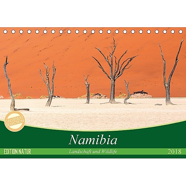 Namibia Landschaft und Wildlife (Tischkalender 2018 DIN A5 quer), Michele Junio