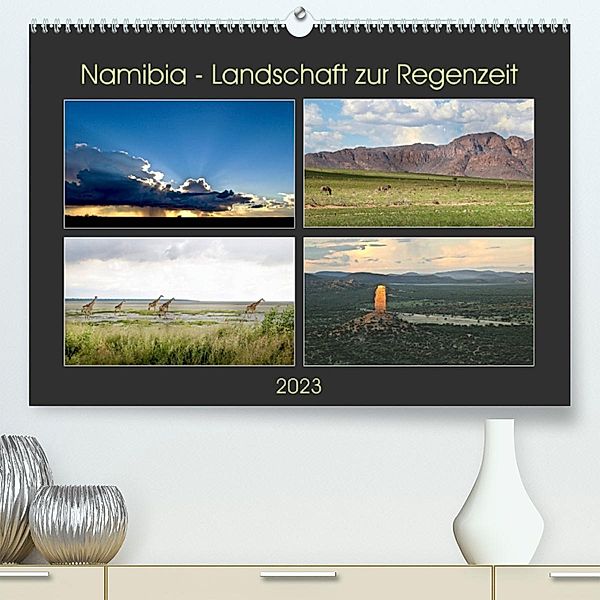 Namibia - Landschaft zur Regenzeit (Premium, hochwertiger DIN A2 Wandkalender 2023, Kunstdruck in Hochglanz), © Mirko Weigt, Hamburg