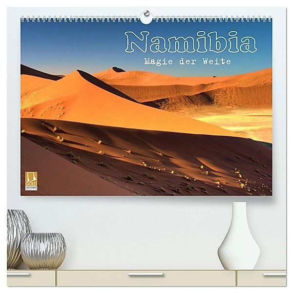 Namibia - Magie der Weite (hochwertiger Premium Wandkalender 2025 DIN A2 quer), Kunstdruck in Hochglanz, Calvendo, Dirk Stamm