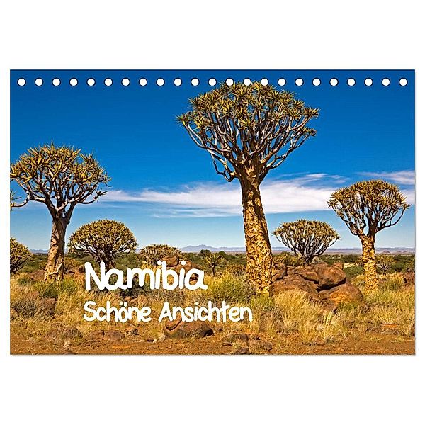 Namibia - Schöne Ansichten (Tischkalender 2025 DIN A5 quer), CALVENDO Monatskalender, Calvendo, Ingo Paszkowsky