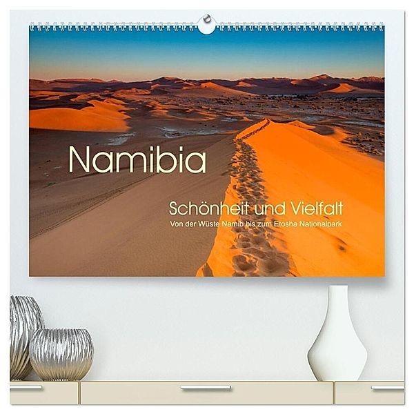 Namibia, Schönheit und Vielfalt (hochwertiger Premium Wandkalender 2025 DIN A2 quer), Kunstdruck in Hochglanz, Calvendo, Erik R. Kroker