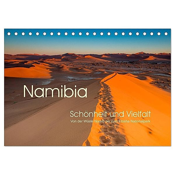Namibia, Schönheit und Vielfalt (Tischkalender 2024 DIN A5 quer), CALVENDO Monatskalender, Erik R. Kroker