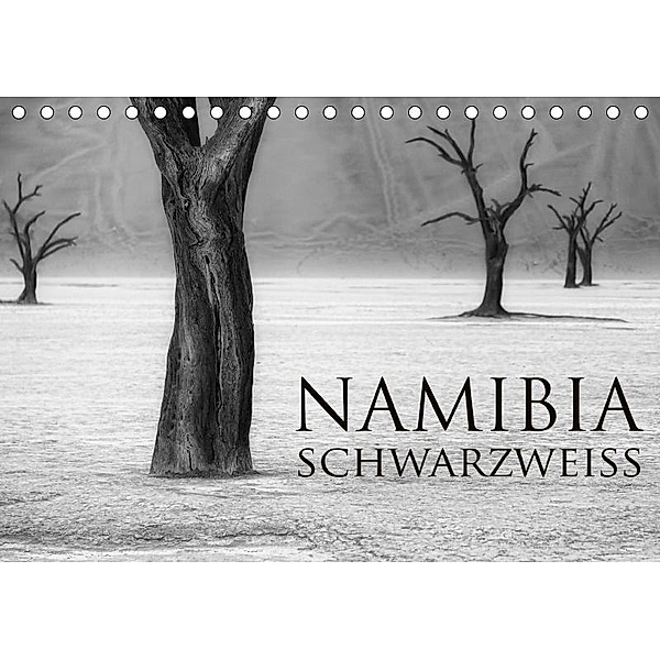Namibia schwarzweiß (Tischkalender 2019 DIN A5 quer), Michael Voß